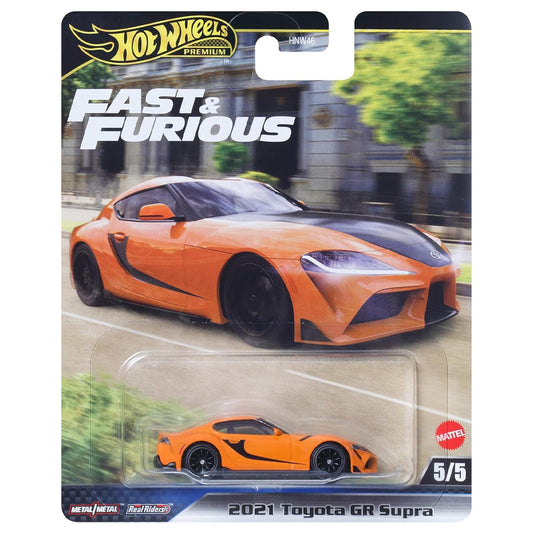Hot Wheels Premium - Fast & Furious: 2021 Toyota GR Supra 5/5 JBM00