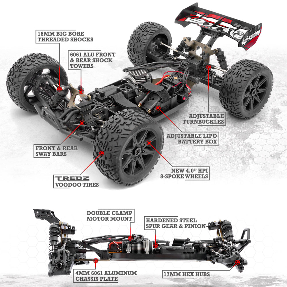 HPI Vorza FLUX 4WD Brushless 1:8 RTR Truggy