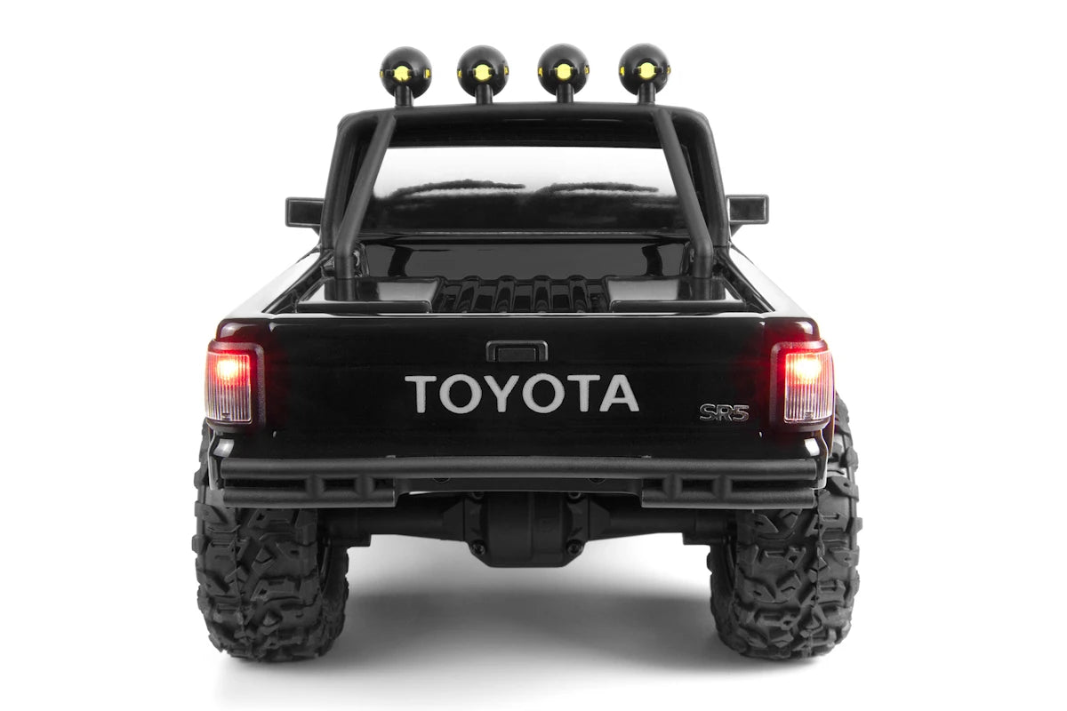 HPI Venture18 Flux Brushless 1985 Toyota Hilux SR5 4WD 1:18 RTR RC Truck - Black