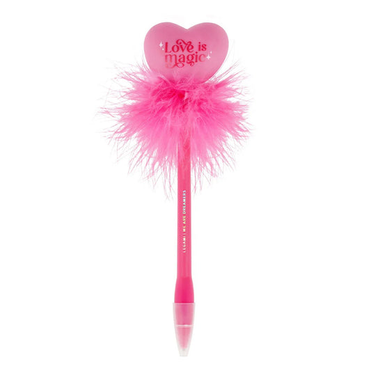 Legami Light-up Ballpoint Pen - Heart - Writing is Magic