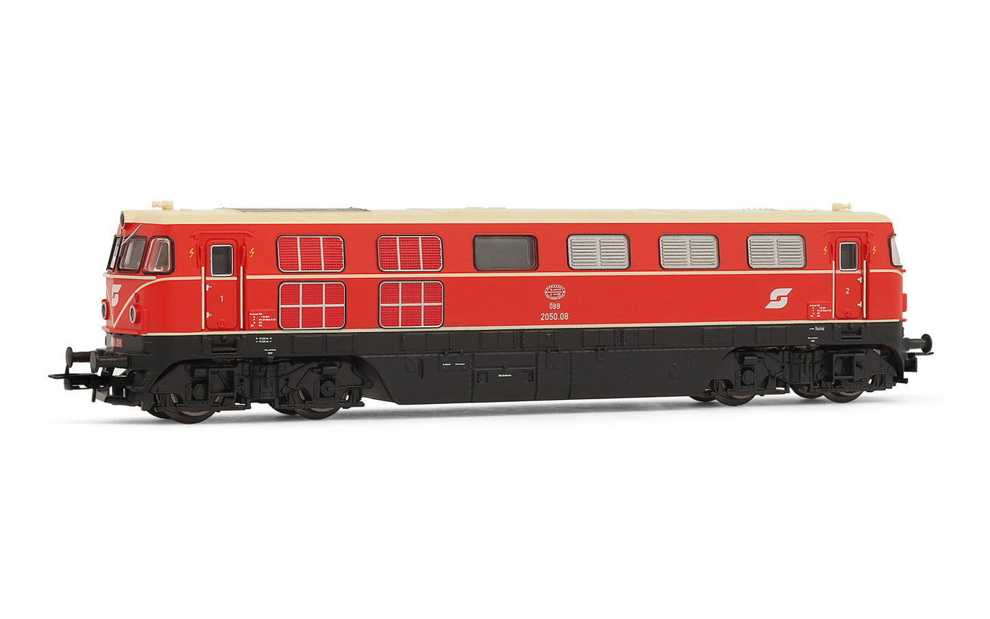 Rivarossi HR2816 OBB Rh2050 Vermillion Diesel Locomotive IV HO