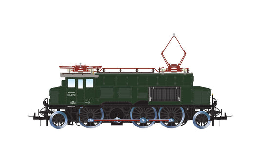 Rivarossi HR2853S DB E33 Green Electric Locomotive III (DCC-Sound) HO