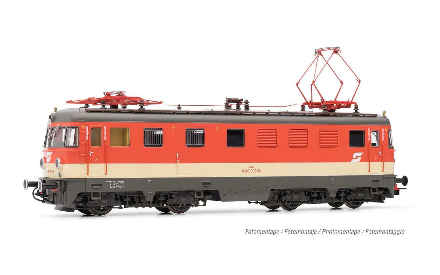 Rivarossi HR2854S OBB Rh1046 Valousek Electric Locomotive IV (DCC-Sound) HO