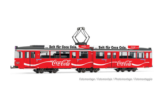 Rivarossi HR2861 Duewag GT6 Tram Coca Cola Red IV HO