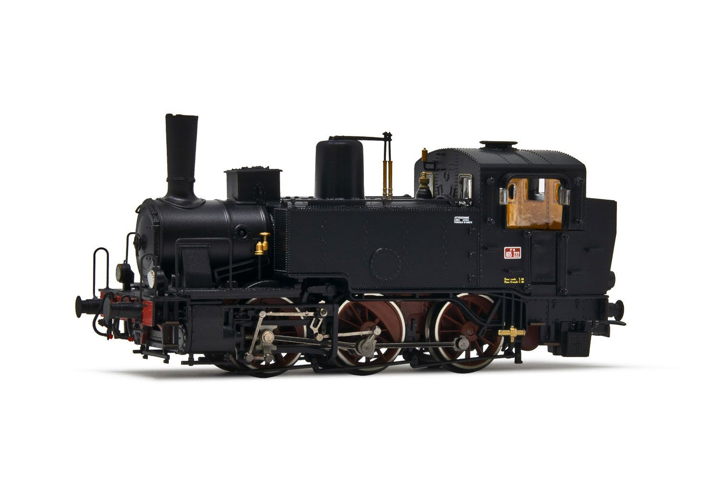 Rivarossi FS Gr835 Steam Locomotive w/Electric Lamps III (DCC-Sound) HR2918S HO Gauge