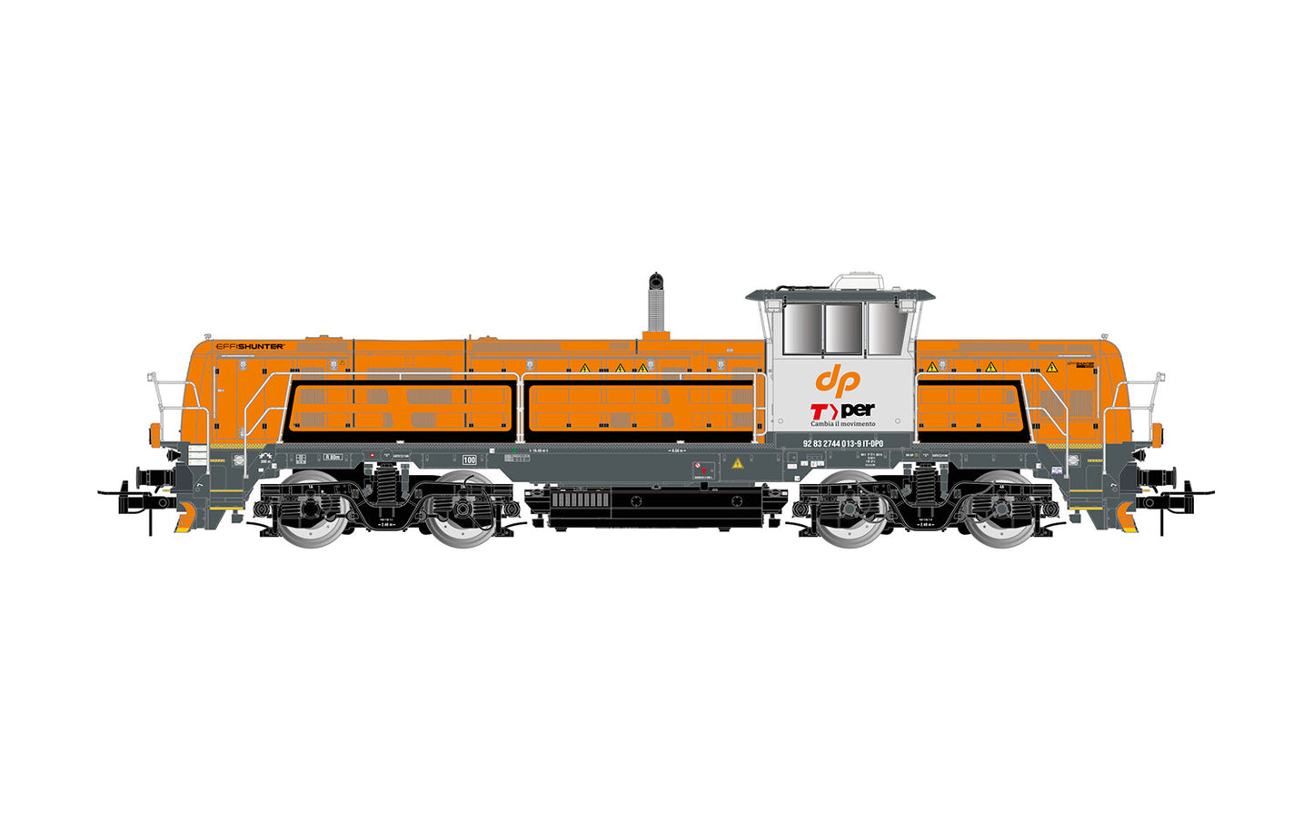 Rivarosssi Dinazzano Po/TPER Effishunter 1000 Diesel VI (DCC-Sound) HO Gauge HR2923S