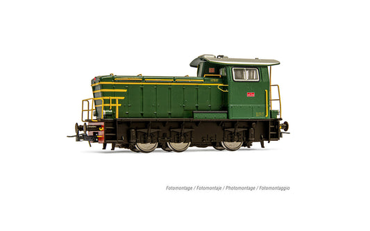 Rivarossi FS D245 Diesel Locomotive Green/Yellow IV HR2931 HO Gauge