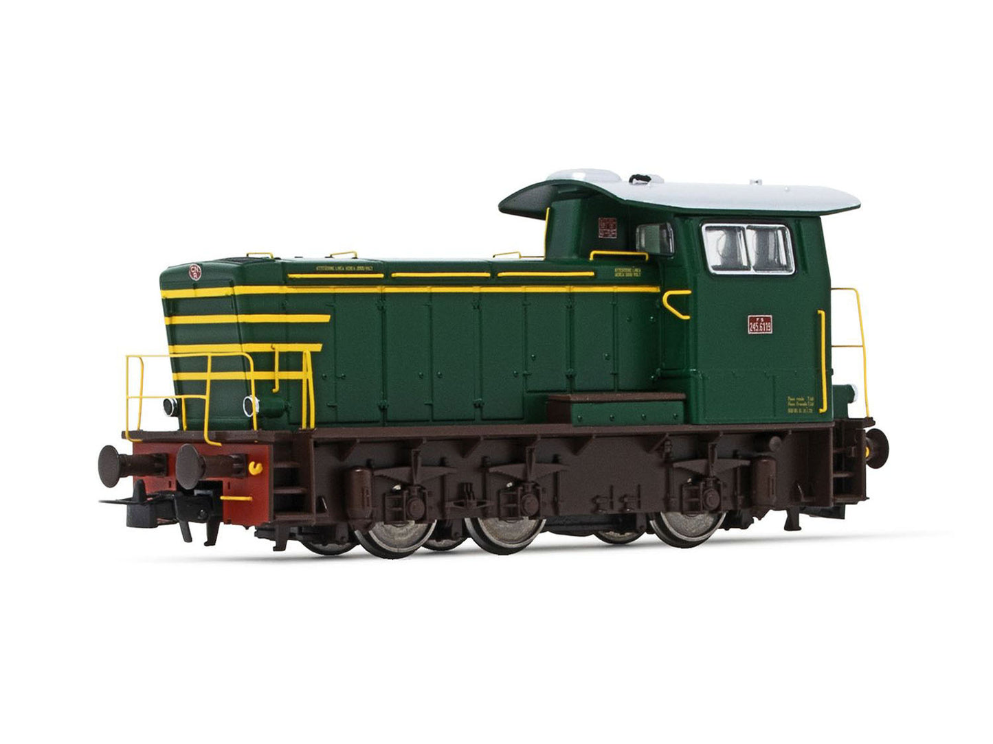 Rivarossi FS D245 Diesel Locomotive Green/Yellow IV (DCC-Sound) HR2931S HO Gauge