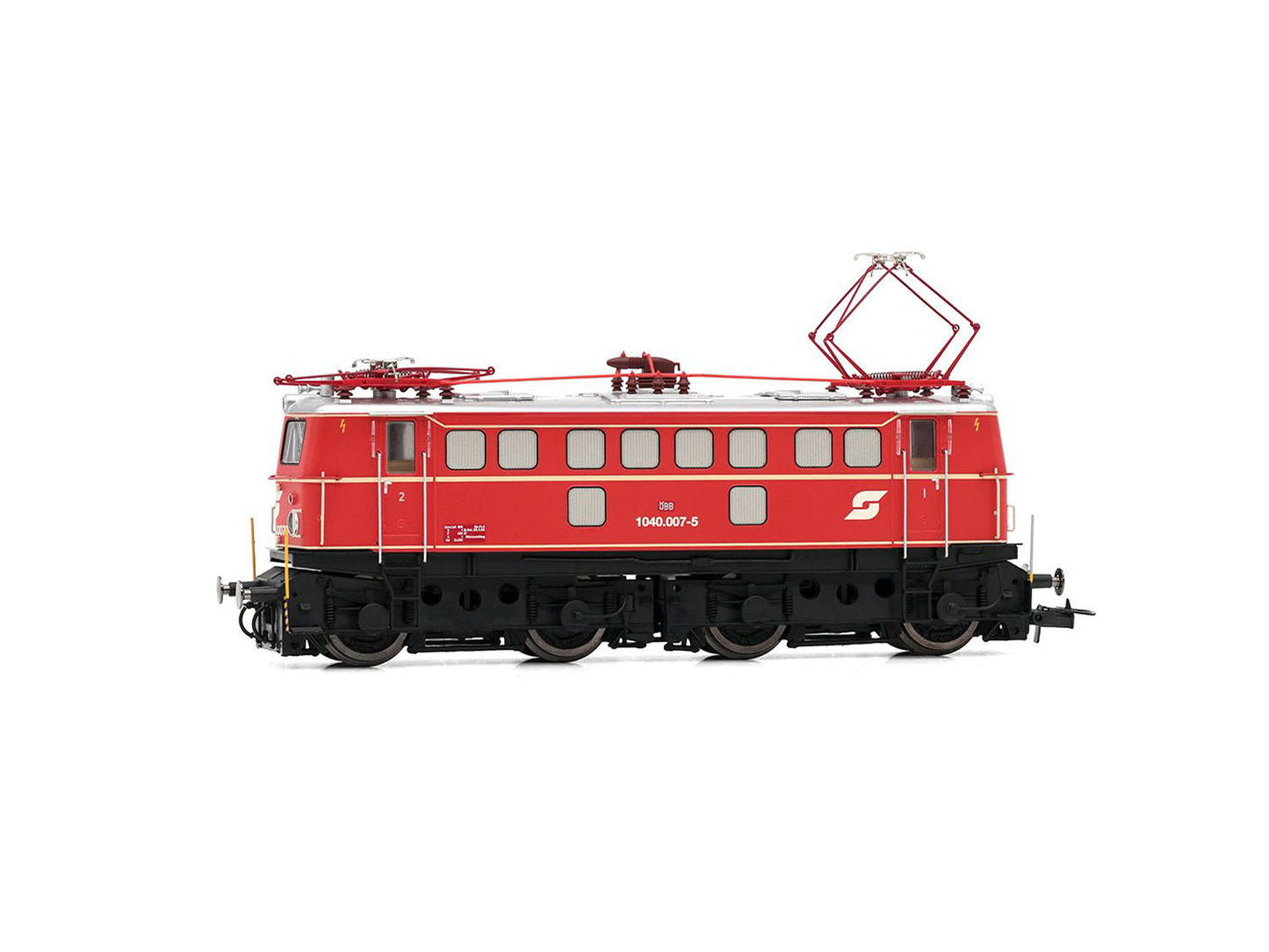 Rivarossi OBB Rh1040 007-5 Electric Loco Vermillion V (DCC-Sound) HR2940S HO Gauge