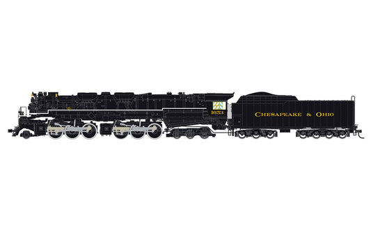 Rivarosssi C&O Articulated Allegheny Steam Locomotive 1653 HO Gauge HR2952