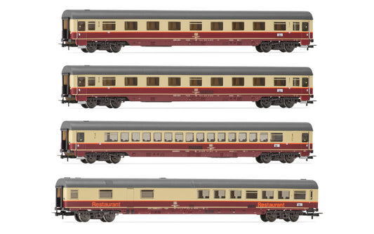 Rivarossi DB TEE Rheingold 1983 Coach Set (4) IV HR4346 HO Gauge