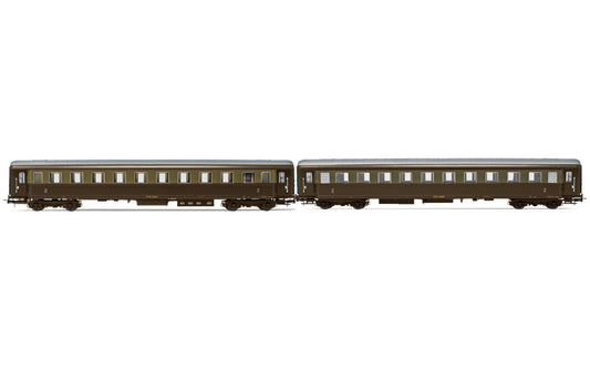 Rivarosssi FS Bz33010 Coach Set (2) III HO Gauge HR4367