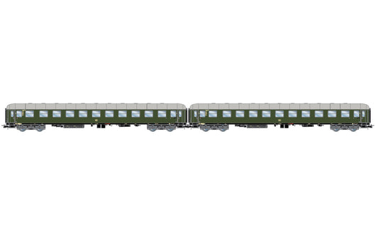 Rivarosssi DB Bcm243 Sleeper Coach Set (2) III HO Gauge HR4377