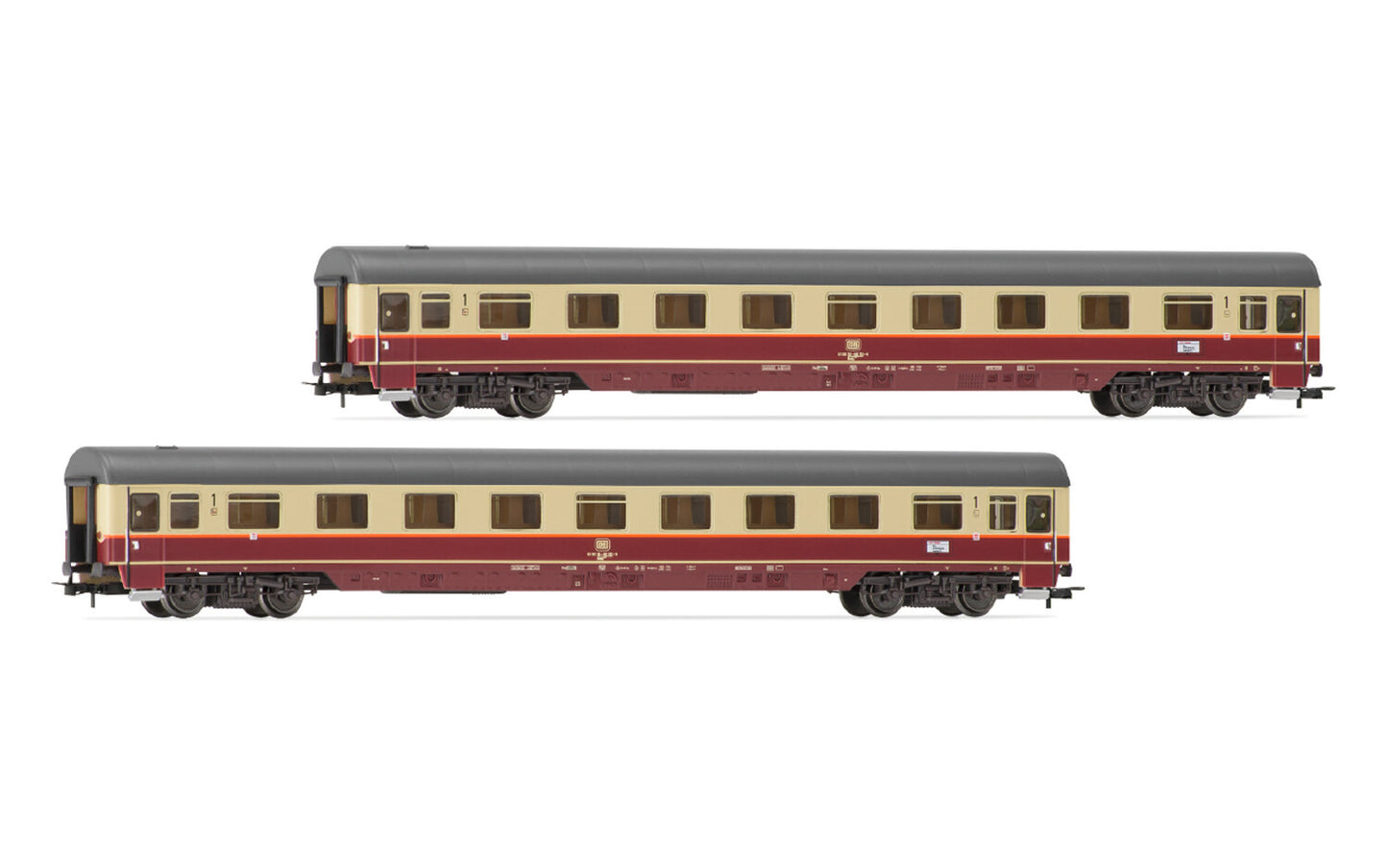 Rivarosssi DB Avmz111 Rheingold 1983 Coach Set (2) IV HO Gauge HR4397