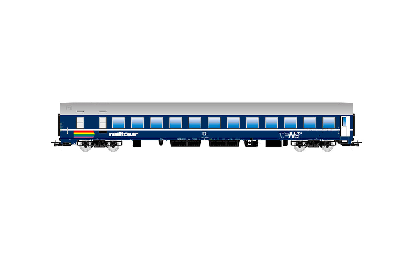 Rivarosssi FS MU '73 TEN Railtour Sleeper Coach IV HO Gauge HR4399