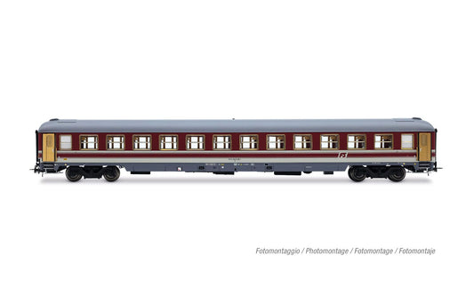 Rivarossi FS Prisoner Transportation UIC-X Coach Red/Grey IV HR4409 HO Gauge