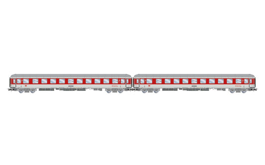 Rivarossi DB Nachtzug Bvcmz248 Coach Set White/Red (2) V HR4416 HO Gauge