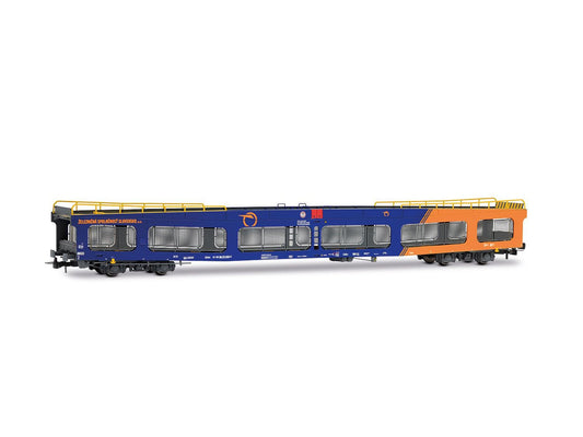 Rivarossi ZSSK DDm916 Car Transporter Blue/Orange VI HR4420 HO Gauge