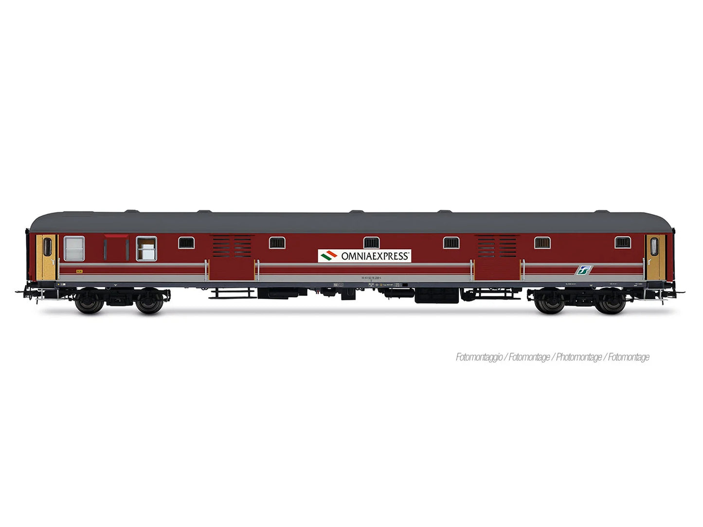 Rivarossi 4431 FS UIC-X Omnia Express Baggage Coach V HO Gauge