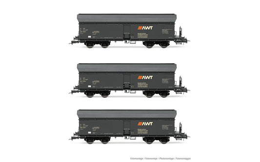 Rivarossi AWT Fals Self Discharge Hopper Wagon Set (3) VI HR6590 HO Gauge