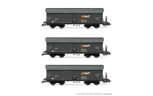 Rivarossi AWT Fals Self Discharge Hopper Wagon Set (3) VI HR6590 HO Gauge