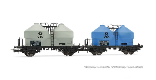 Rivarossi DR Miet VTG Ucs Silo Wagon Set (2) IV HR6592 HO Gauge