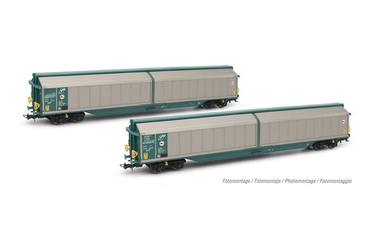 Rivarossi FS Habills Van XMPR Set (2) V HR6598 HO Gauge