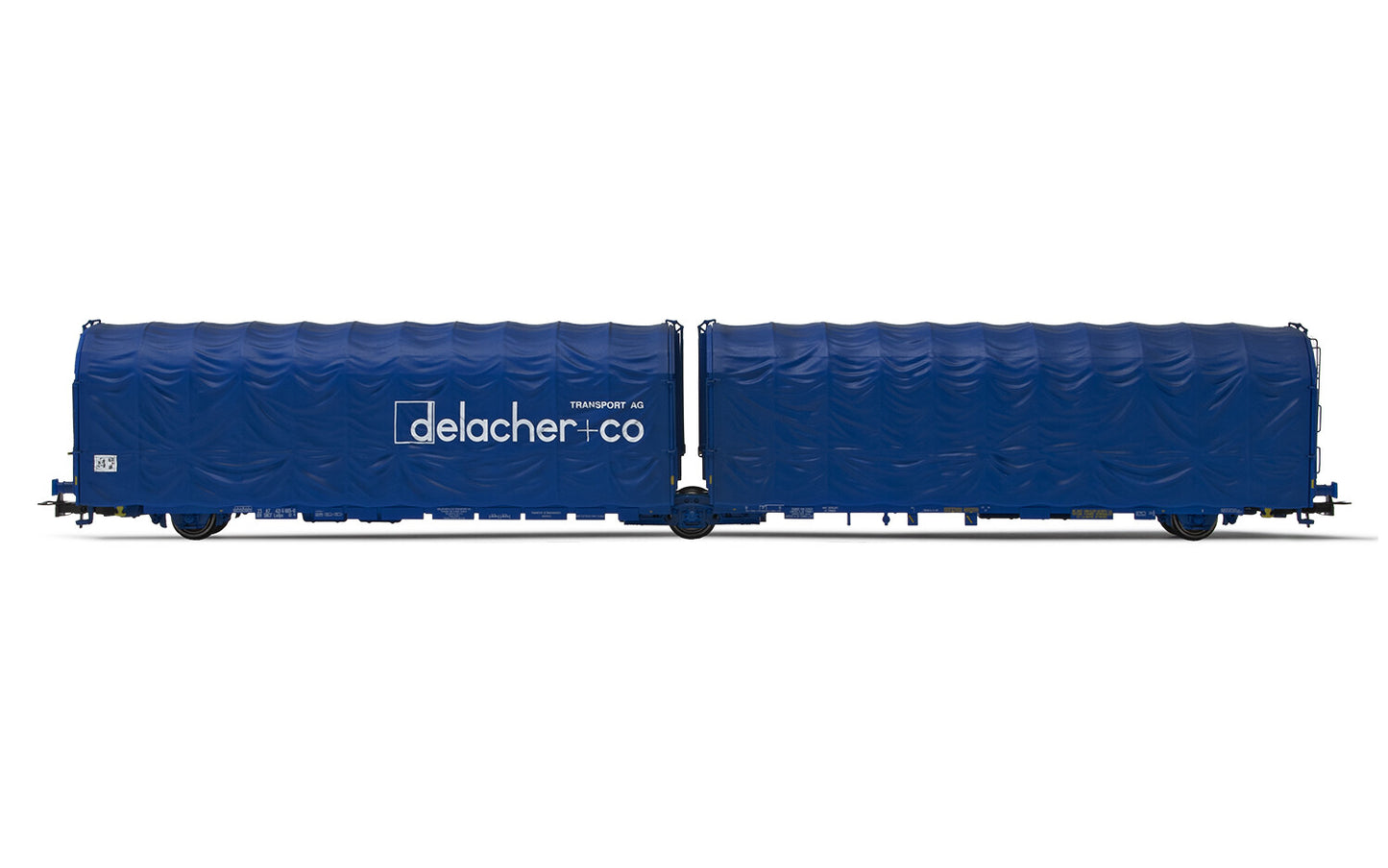 Rivarosssi FS Lailps Delacher Co Articulated Tarpaulin Wagon V HO Gauge HR6603