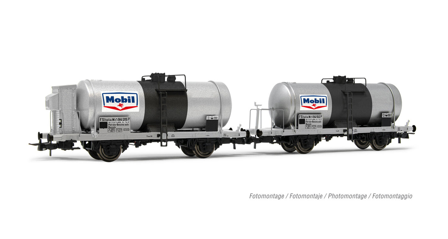 Rivarossi FS Tank Wagon Set Mobil (2) III HR6607 HO Gauge