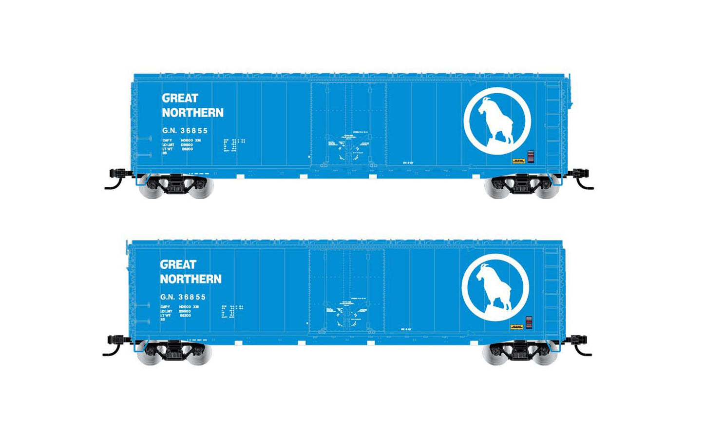 Rivarossi Plug Door Boxcar Great Northern 36904 HR6634C HO Gauge