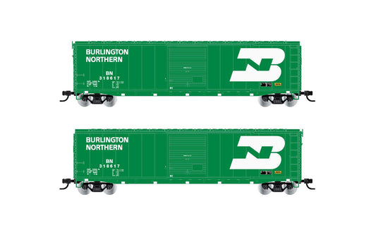 Rivarossi Sliding Door Boxcar Burlington Northern 318622 HR6637C HO Gauge