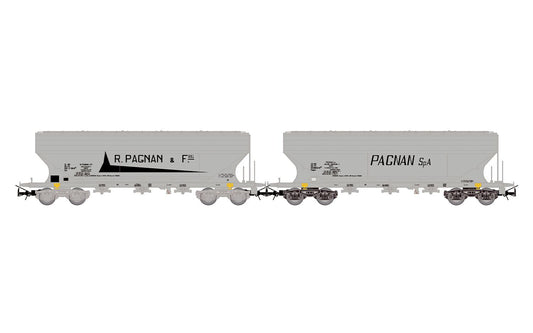 Rivarossi FS Pagnan Uas Hopper Wagon Set (2) IV HR6678 HO Gauge