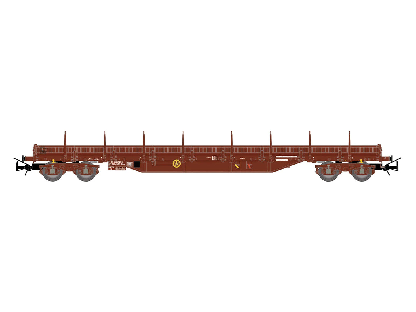 Rivarossi 6713 SBB Res Bogie Stake Wagon VI HO Gauge