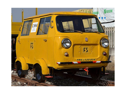 Rivarossi 9007DFS Draisina Fiat 500 Rail Vehicle Historic VI DCC-Fitted HO Gauge