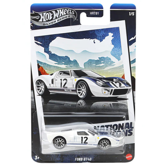 Hot Wheels Silver Series - Icons: Ford GT40 JBY87 1/5