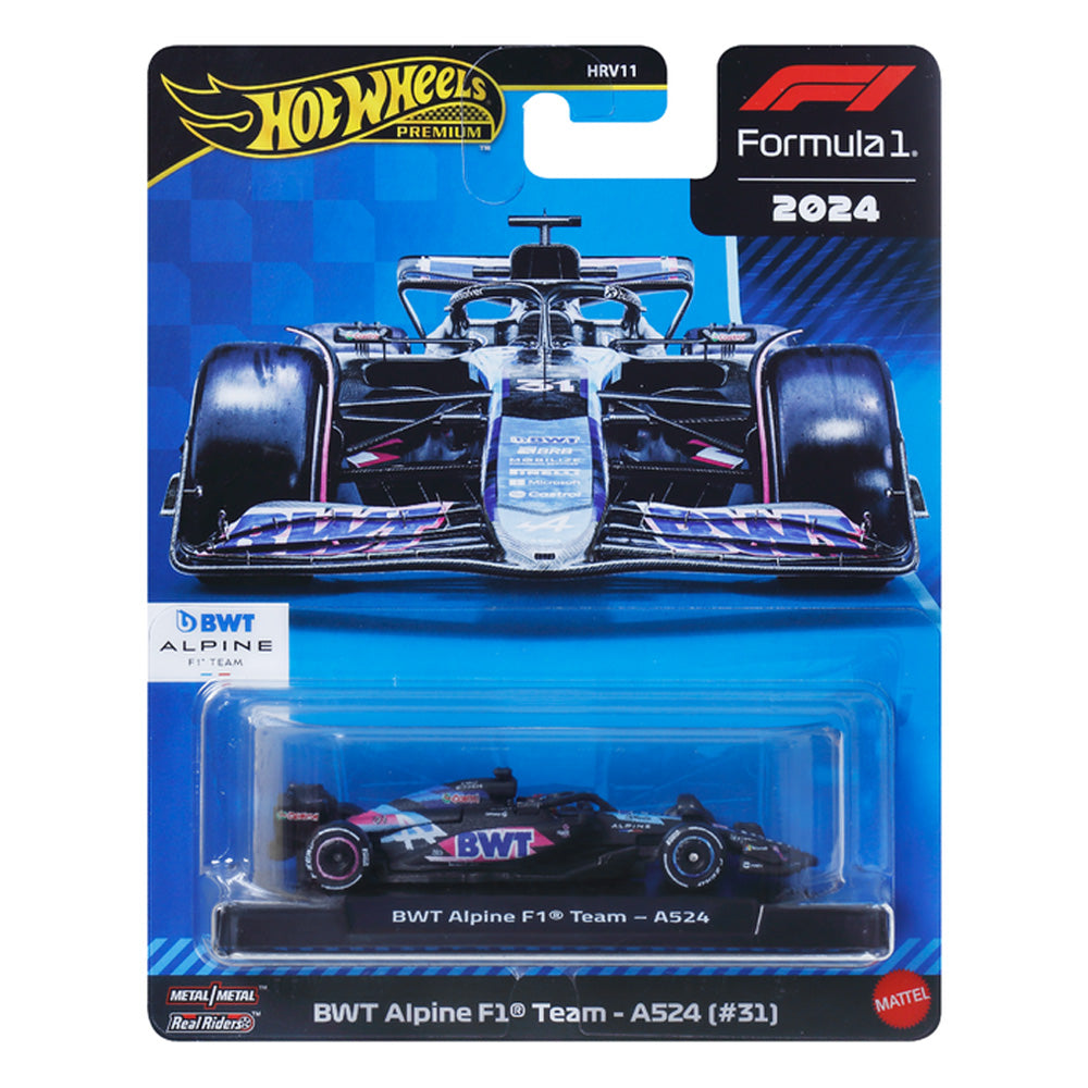 Hot Wheels Formula 1: BWT Alpine F1 Team - A524 (#31) 1:64 Diecast JBM09