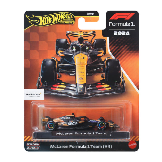 Hot Wheels Formula 1: McLaren F1 Team (#4) Norris 1:64 Diecast JBM11