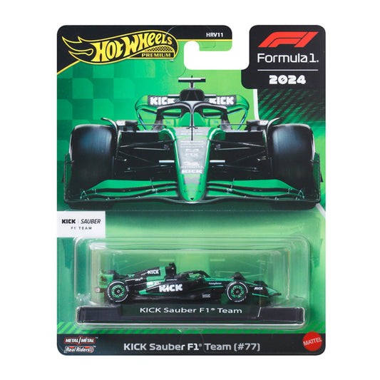 Hot Wheels Formula 1: KICK Sauber F1 Team (#77) Bottas 1:64 Diecast JBM13