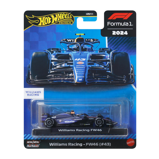 Hot Wheels Formula 1: Williams F1 - FW46 (#43) Colapinto 1:64 Diecast JBM20