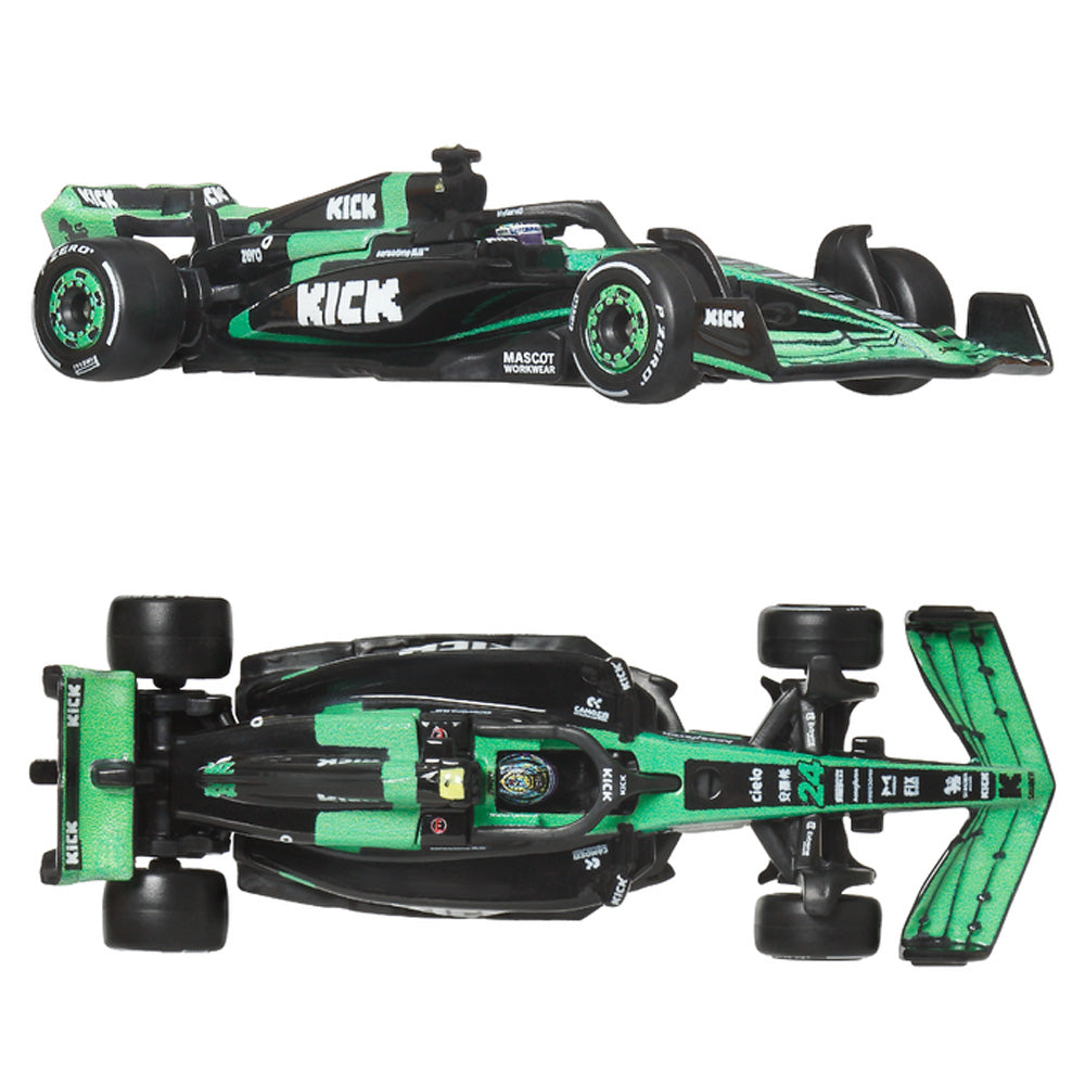 Hot Wheels Formula 1: KICK Sauber F1 Team (#24) Guanyu 1:64 Diecast JBM23