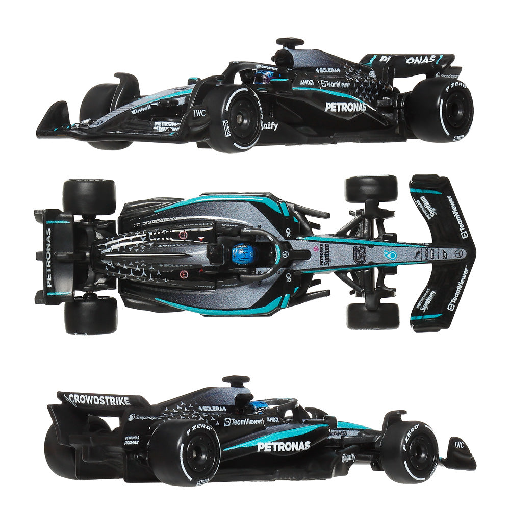 Hot Wheels Formula 1: Mercedes F1 Team (#63) G. Russell 1:64 Diecast JKD80
