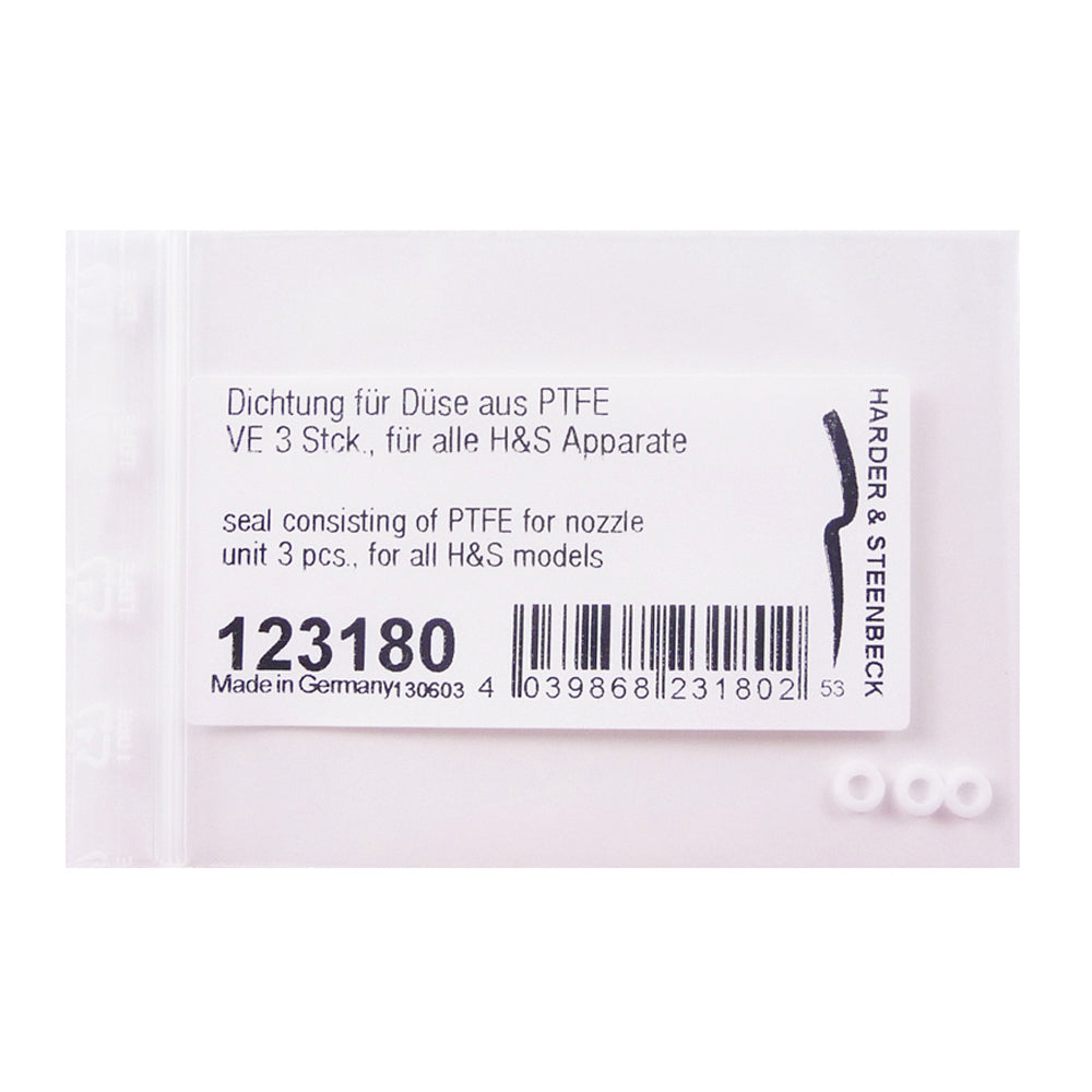 Harder & Steenbeck PTFE Nozzle Seal (Pack of 3)