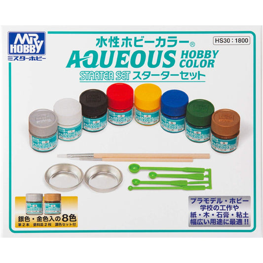 Mr Hobby Aqueous Hobby Color Starter Set HS-30