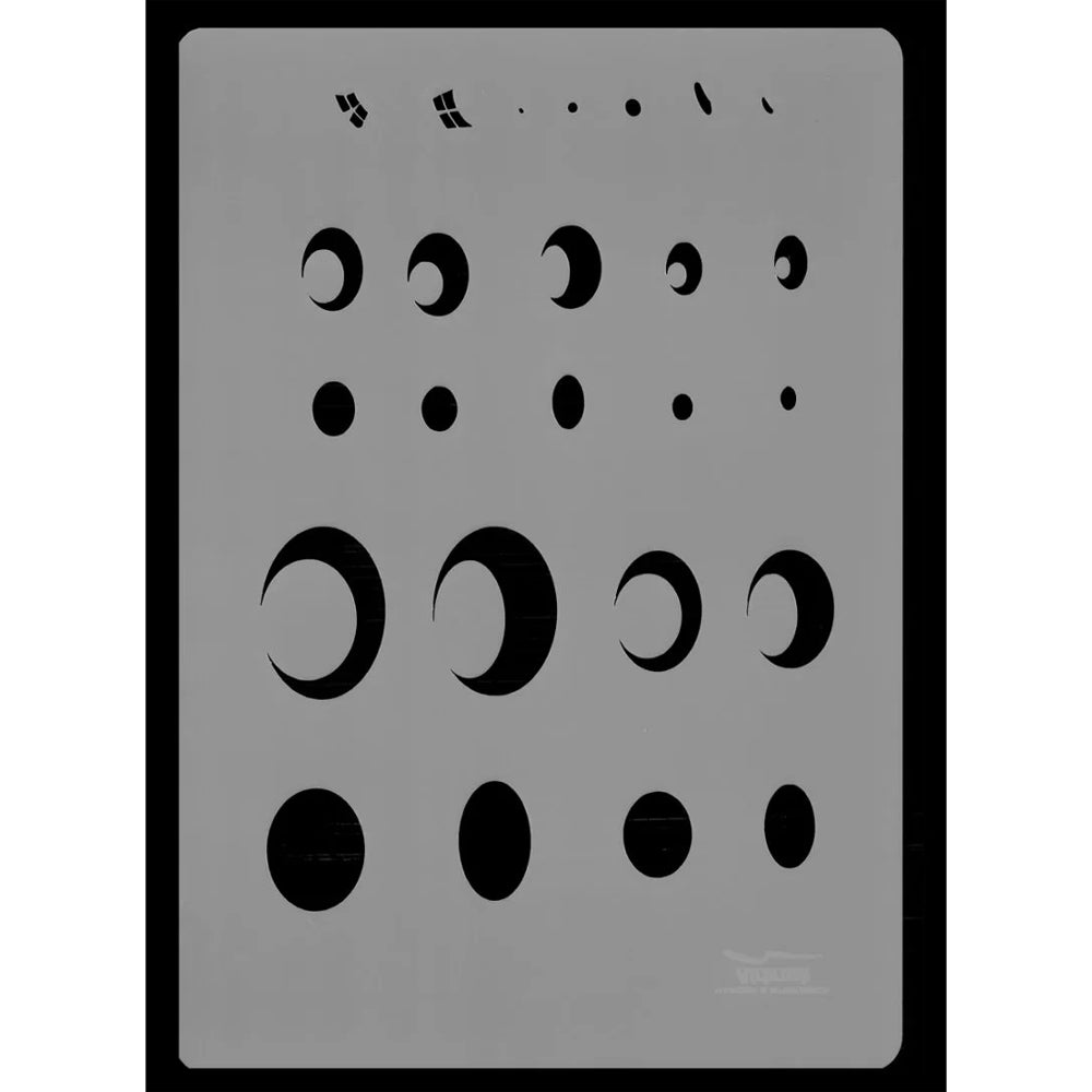 Harder & Steenbeck Airbrush Stencil Template - Water Drops (A4 Sheet) 410114