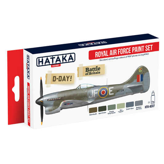Hataka AS07 Royal Air Force Red Line Acrylic Paint Set