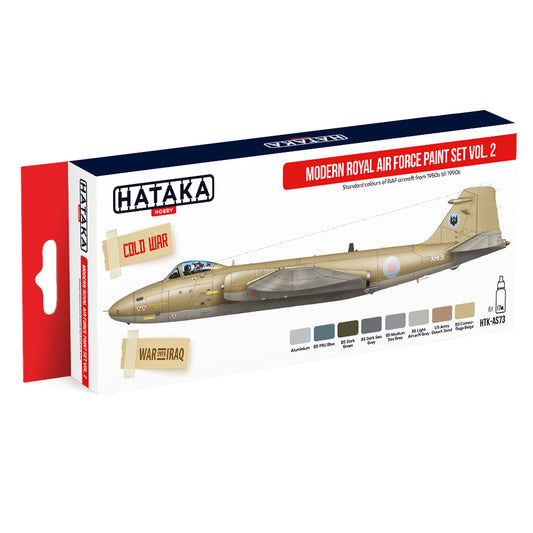 Hataka AS73 Modern Royal Air Force Vol.2 Red Line Acrylic Paint Set