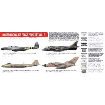 Hataka AS73 Modern Royal Air Force Vol.2 Red Line Acrylic Paint Set