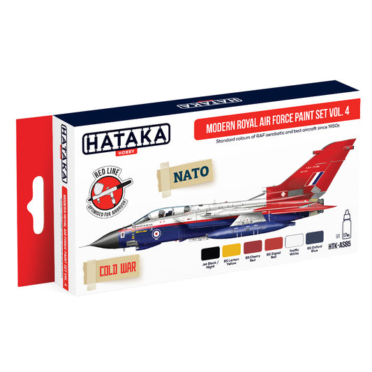 Hataka AS85 Modern Royal Air Force Vol.4 Red Line Acrylic Paint Set