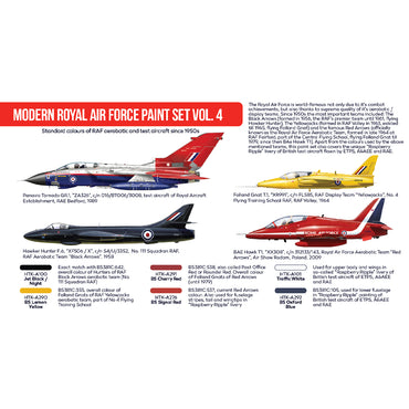 Hataka AS85 Modern Royal Air Force Vol.4 Red Line Acrylic Paint Set