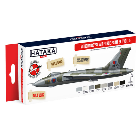 Hataka AS97 Modern Royal Airforce Vol.5 Red Line Acrylic Paint Set